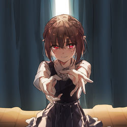 This is a pixiv picture whose title is こっちきてよ.