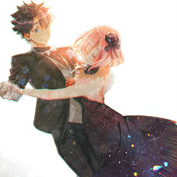 This is a pixiv picture whose title is Dance in Black.