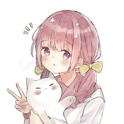 This is a pixiv picture whose title is ねこ🐈.