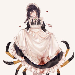 This is a pixiv picture whose title is 捕食系メイド.