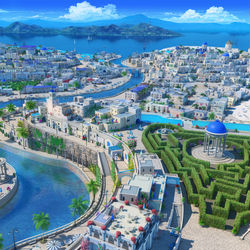 This is a pixiv picture whose title is Wentmon city 『Shining Nikki』.