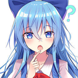 This is a pixiv picture whose title is 髪が伸びたチルノ.
