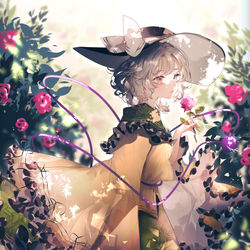 This is a pixiv picture whose title is こいしと薔薇。.