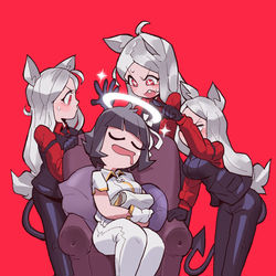 This is a pixiv picture whose title is Helltaker.