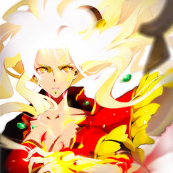 This is a pixiv picture whose title is 神をも灼き尽くせ.