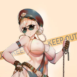 This is a pixiv picture whose title is KEEP OUT.