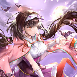 This is a pixiv picture whose title is 刑部姫.