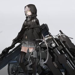 This is a pixiv picture whose title is figma 壱［another］&「ex:ride BK91A」.