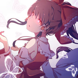 This is a pixiv picture whose title is 二色蓮花蝶.