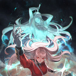 This is a pixiv picture whose title is 「まだ、諦めない」.