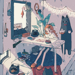 This is a pixiv picture whose title is 穏やかな時間.