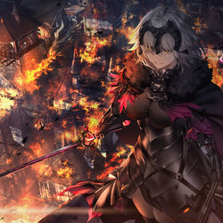 This is a pixiv picture whose title is 竜の魔女.