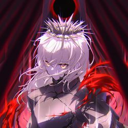 This is a pixiv picture whose title is 偽の理想.