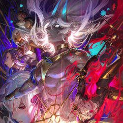 This is a pixiv picture whose title is 月日.