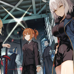 This is a pixiv picture whose title is 新宿幻霊事件.