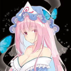 This is a pixiv picture whose title is ロング幽々子さま.