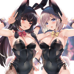 This is a pixiv picture whose title is バニー磯浜.