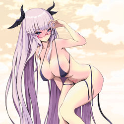 This is a pixiv picture whose title is 真夏のナイトメア.