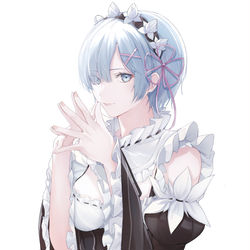This is a pixiv picture whose title is レム.