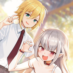 This is a pixiv picture whose title is 『おりコウ』は “あり” ます.