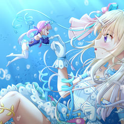 This is a pixiv picture whose title is Civia with Aqua.