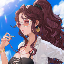 This is a pixiv picture whose title is 白鳥理事長.