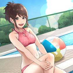 This is a pixiv picture whose title is 志村妙.