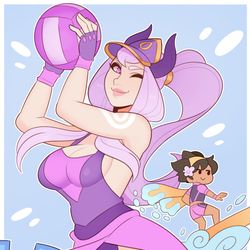 This is a pixiv picture whose title is League of Legends, Sybdra.
