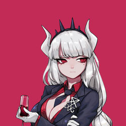 This is a pixiv picture whose title is Lucifer.