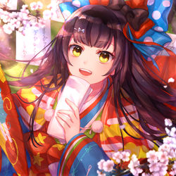 This is a pixiv picture whose title is 春曙抄.
