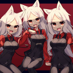 This is a pixiv picture whose title is ケルベロス.