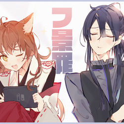 This is a pixiv picture whose title is フ景罪.