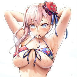 This is a pixiv picture whose title is 武蔵ちゃんむっちむちー！.