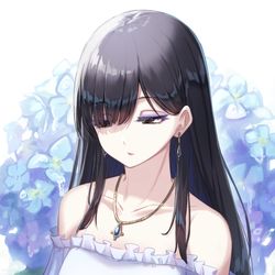 This is a pixiv picture whose title is 憂.