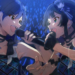 This is a pixiv picture whose title is 蒼・想・奏.