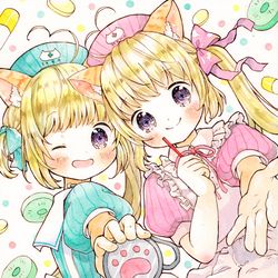 This is a pixiv picture whose title is ナースのツインズ.