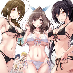 This is a pixiv picture whose title is 【シャニマス】283寮組（千雪・恋鐘・咲耶・樹里・凛世）.