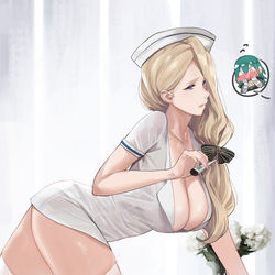 This is a pixiv picture whose title is Nurse Mercedes.