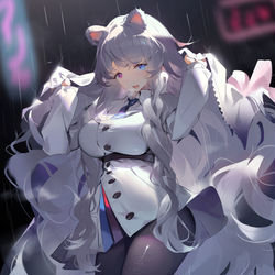 This is a pixiv picture whose title is 早露.