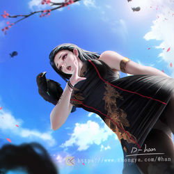 This is a pixiv picture whose title is 帝初篇章.