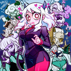 This is a pixiv picture whose title is モデウスちゃんと！!.