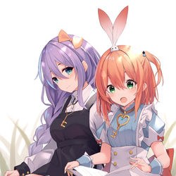 This is a pixiv picture whose title is 2人のアリス.