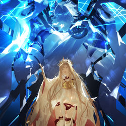 This is a pixiv picture whose title is 神託である.