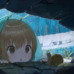 This is a pixiv picture whose title is 『こんにちは』.