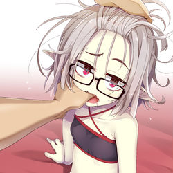 This is a pixiv picture whose title is 指突っ込みたくなる.