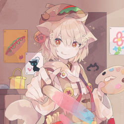 This is a pixiv picture whose title is えかきねこ.