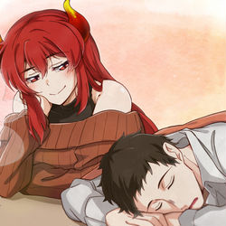 This is a pixiv picture whose title is おやすみ.