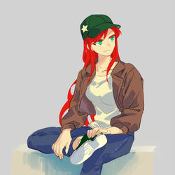This is a pixiv picture whose title is 私服美鈴　他.