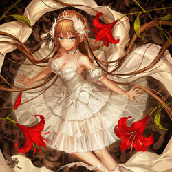 This is a pixiv picture whose title is 流言.