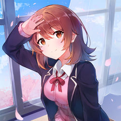 This is a pixiv picture whose title is 桜いろはす.